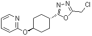 CAS 登录号：1784753-94-1, 2-[[反式-4-[5-(氯甲基)-1,3,4-恶二唑-2-基]环己基]氧基]吡啶