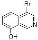 structure of CAS# 1784957-23-8, 4-溴-8-异喹啉醇
