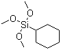 structure of CAS# 17865-54-2, 环己基三甲氧基硅烷
