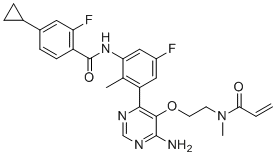 瑞布替尼分子结构 (CAS 1787294-07-8)
