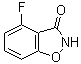 4-氟-1,2-苯并异恶唑-3(2H)-酮分子结构 (CAS 178747-83-6)