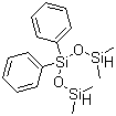 structure of CAS# 17875-55-7, 1,1,5,5-四甲基-3,3-二苯基三硅氧烷