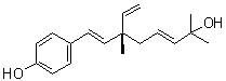 CAS # 178765-49-6, 13-Hydroxyisobakuchiol, 4-[(1E,3S,5E)-3-Ethenyl-7-hydroxy-3,7-dimethyl-1,5-octadienyl]phenol