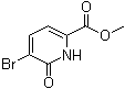 structure of CAS# 178876-86-3, 5-溴-1,6-二氢-6-氧代-2-吡啶羧酸甲酯