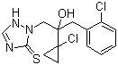 丙硫菌唑分子结构 (CAS 178928-70-6)