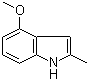 4-甲氧基-2-甲基-1H-吲哚分子结构 (CAS 17897-50-6)