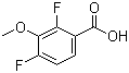 structure of CAS# 178974-97-5, 2,4-二氟-3-甲氧基苯甲酸