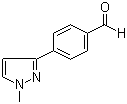 4-(1-甲基-1H-吡唑-3-基)苯甲醛分子结构 (CAS 179055-27-7)