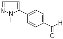 4-(1-甲基-1H-吡唑-5-基)苯甲醛分子结构 (CAS 179055-28-8)