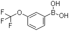 3-(三氟甲氧基)苯硼酸分子结构 (CAS 179113-90-7)