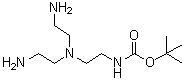 [2-[二(2-氨基乙基)氨基]乙基]氨基甲酸叔丁酯分子结构 (CAS 179167-09-0)