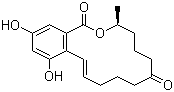 structure of CAS# 17924-92-4, 玉米烯酮