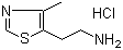 4-Methyl-5-thiazoleethanamine hydrochloride molecular structure (CAS 17928-09-5)