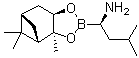 (alphaR,3aS,4S,6S,7aR)-六氢-3a,5,5-三甲基-alpha-(2-甲基丙基)-4,6-甲桥-1,3,2-苯并二氧杂硼杂环戊烯-2-甲胺分子结构 (CAS 179324-86-8)