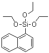 1-(三乙氧基硅烷基)萘分子结构 (CAS 17938-06-6)