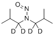 structure of CAS# 1794897-96-3, N-亚硝基二异丁胺-[d4]