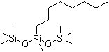 structure of CAS# 17955-88-3, 1,1,1,3,5,5,5-Heptamethyl-3-octyltrisiloxane