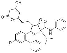 Atorvastatin Lactam Lactone molecular structure (CAS 1795791-15-9)