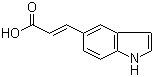 (E)-3-(1H-吲哚-5-基)-2-丙烯酸分子结构 (CAS 179626-79-0)