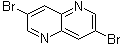 structure of CAS# 17965-72-9, 3,7-Dibromo-1,5-naphthyridine