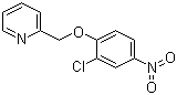 2-[(2-氯-4-硝基苯氧基)甲基]吡啶分子结构 (CAS 179687-79-7)