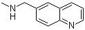 structure of CAS# 179873-36-0, N-甲基-1-(6-喹啉基)甲胺