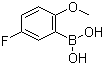 5-氟-2-甲氧基苯硼酸分子结构 (CAS 179897-94-0)