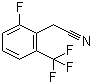2-氟-6-(三氟甲基)苯乙腈分子结构 (CAS 179946-34-0)