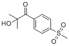 2-羟基-2-甲基-1-(4-(甲基磺酰基)苯基)丙烷-1-酮分子结构 (CAS 180048-73-1)