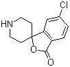 6-氯螺[异苯并呋喃-1(3H),4'-哌啶]-3-酮分子结构 (CAS 180160-40-1)