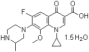 水合加替沙星分子结构 (CAS 180200-66-2)
