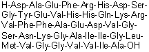 L-alpha-天冬氨酰-L-丙氨酰-L-alpha-谷氨酰-L-苯丙氨酰-L-精氨酰-L-组氨酰-L-alpha-天冬氨酰-L-丝氨酰甘氨酰-L-酪氨酰-L-alpha-谷氨酰-L-缬氨酰-L-组氨酰-L-组氨酰-L-谷氨酰胺酰-L-赖氨酰-L-精氨酰-L-缬氨酰-L-苯丙氨酰-L-苯丙氨酰-L-丙氨酰-L-alpha-谷氨酰-L-alpha-天冬氨酰-L-缬氨酰甘氨酰-L-丝氨酰-L-天冬氨酰胺酰-L-赖氨酰甘氨酰-L-丙氨酰-L-异亮氨酰-L-异亮氨酰甘氨酰-L-亮氨酰-L-蛋氨酰-L-缬氨酰甘氨酰甘氨酰-L-缬氨酰-L-缬氨酰-L-异亮氨酰-L-丙氨酸分子结构 (CAS 1802085-97-7)