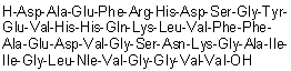 L-alpha-天冬氨酰-L-丙氨酰-L-alpha-谷氨酰-L-苯丙氨酰-L-精氨酰-L-组氨酰-L-alpha-天冬氨酰-L-丝氨酰甘氨酰-L-酪氨酰-L-alpha-谷氨酰-L-缬氨酰-L-组氨酰-L-组氨酰-L-谷氨酰胺酰-L-赖氨酰-L-亮氨酰-L-缬氨酰-L-苯丙氨酰-L-苯丙氨酰-L-丙氨酰-L-alpha-谷氨酰-L-alpha-天冬氨酰-L-缬氨酰甘氨酰-L-丝氨酰-L-天冬氨酰胺酰-L-赖氨酰甘氨酰-L-丙氨酰-L-异亮氨酰-L-异亮氨酰甘氨酰-L-亮氨酰-L-正亮氨酰-L-缬氨酰甘氨酰甘氨酰-L-缬氨酰-L-缬氨酸分子结构 (CAS 1802086-31-2)