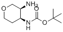 叔-丁基N-[(3S,4S)-3-氨基四氢吡喃-4-基]氨基甲酸酯分子结构 (CAS 1802334-66-2)