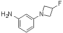 3-(3-氟-1-氮杂环丁基)苯胺分子结构 (CAS 1802413-24-6)