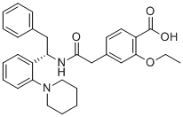 瑞格列奈杂质C分子结构 (CAS 1803084-79-8)