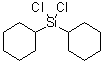 二环己基二氯硅烷分子结构 (CAS 18035-74-0)