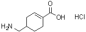 4-(氨基甲基)-1-环己烯-1-羧酸盐酸盐(1:1)分子结构 (CAS 1803601-44-6)