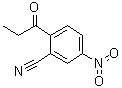 5-硝基-2-(1-氧代丙基)苯甲腈分子结构 (CAS 1804177-30-7)
