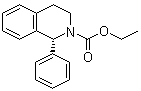 structure of CAS# 180468-41-1, (R)-1-苯基-1,2,3,4-四氢异喹啉-2-甲酸乙酯