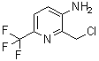 2-(氯甲基)-6-(三氟甲基)-3-吡啶胺分子结构 (CAS 1805479-58-6)