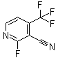 2-氟-4-(三氟甲基)-3-吡啶甲腈分子结构 (CAS 1805633-57-1)
