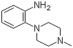 2-(4-甲基-1-哌嗪)苯胺分子结构 (CAS 180605-36-1)