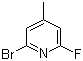 2-溴-6-氟-4-甲基吡啶分子结构 (CAS 180608-37-1)