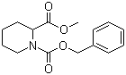 1,2-哌啶二甲酸 2-甲基-1-(苯基甲基)酯分子结构 (CAS 180609-56-7)