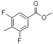 structure of CAS# 1806321-10-7, 3,5-Difluoro-4-methylbenzoic acid methyl ester