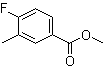 structure of CAS# 180636-50-4, 4-Fluoro-3-methylbenzoic acid methyl ester