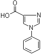structure of CAS# 18075-64-4, 1-苯基-1H-咪唑-4-羧酸