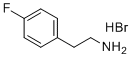 2-(4-氟苯基)乙胺氢溴酸盐分子结构 (CAS 1807536-06-6)