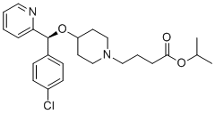 贝他斯汀异丙基酯分子结构 (CAS 1807607-93-7)